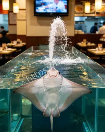 大连怪鱼喷水
